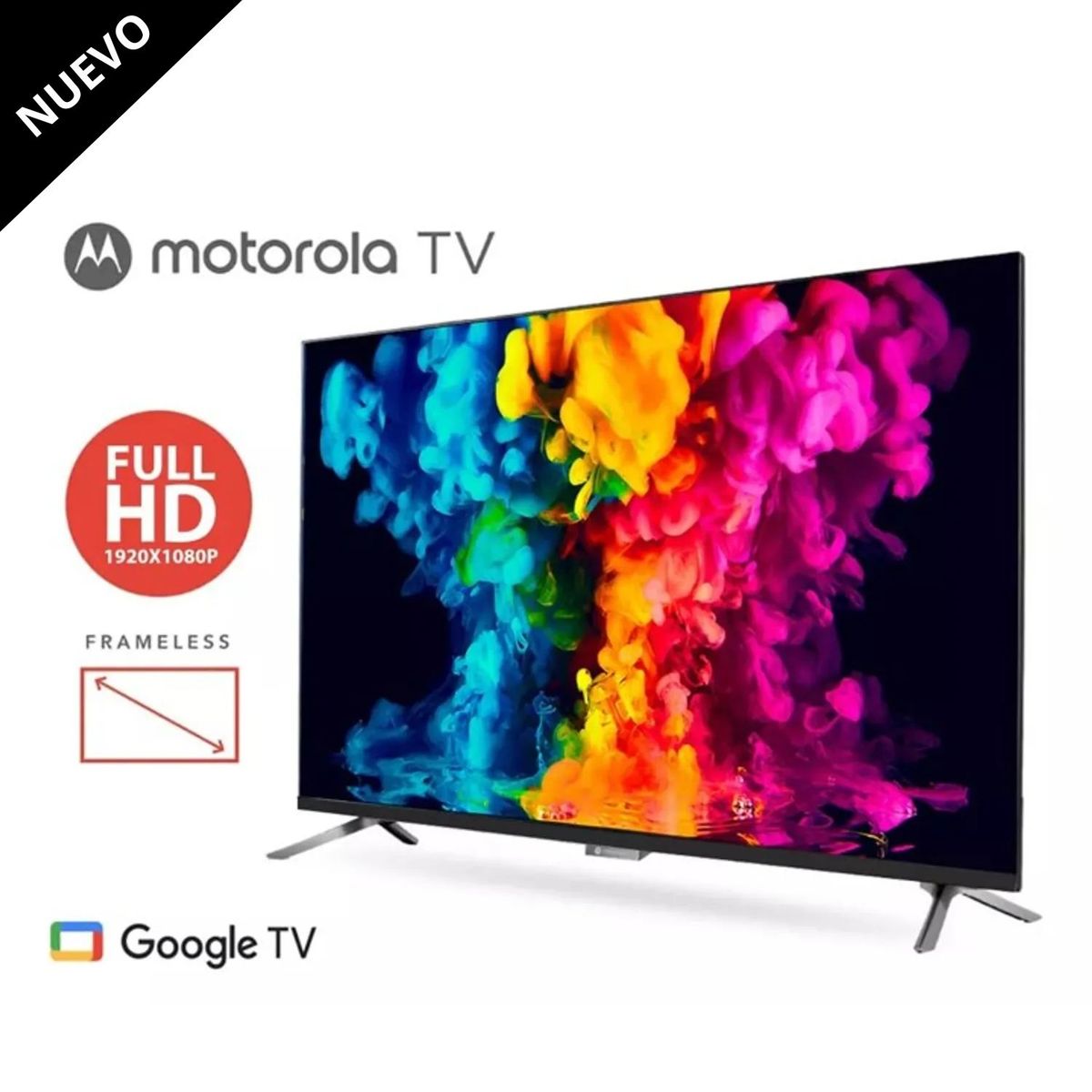 MOTOROLA - Televisor Motorola 43 FHD Smart Google TV con Bluetooth MOT43FLE11