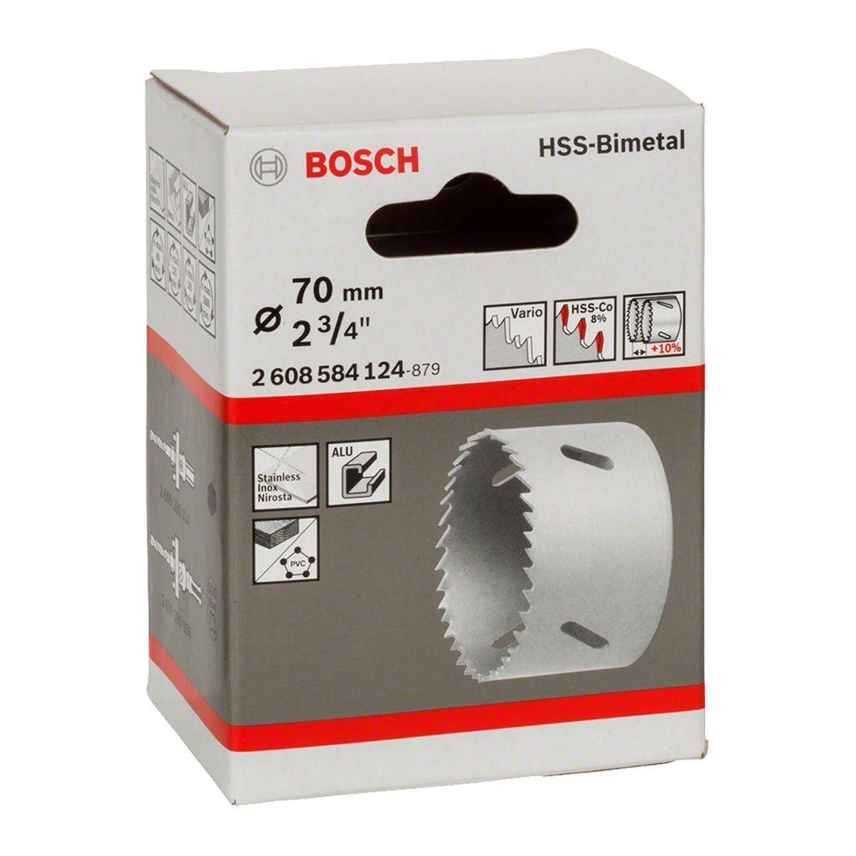 BOSCH - Sierra Copa Cobaltada Bosch 70 mm - 234