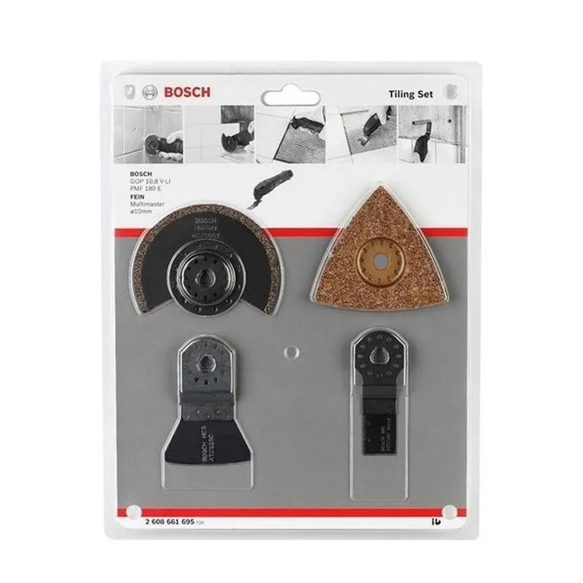 BOSCH - Set 4 pzas Bosch Multi-uso Starlock en mayólica