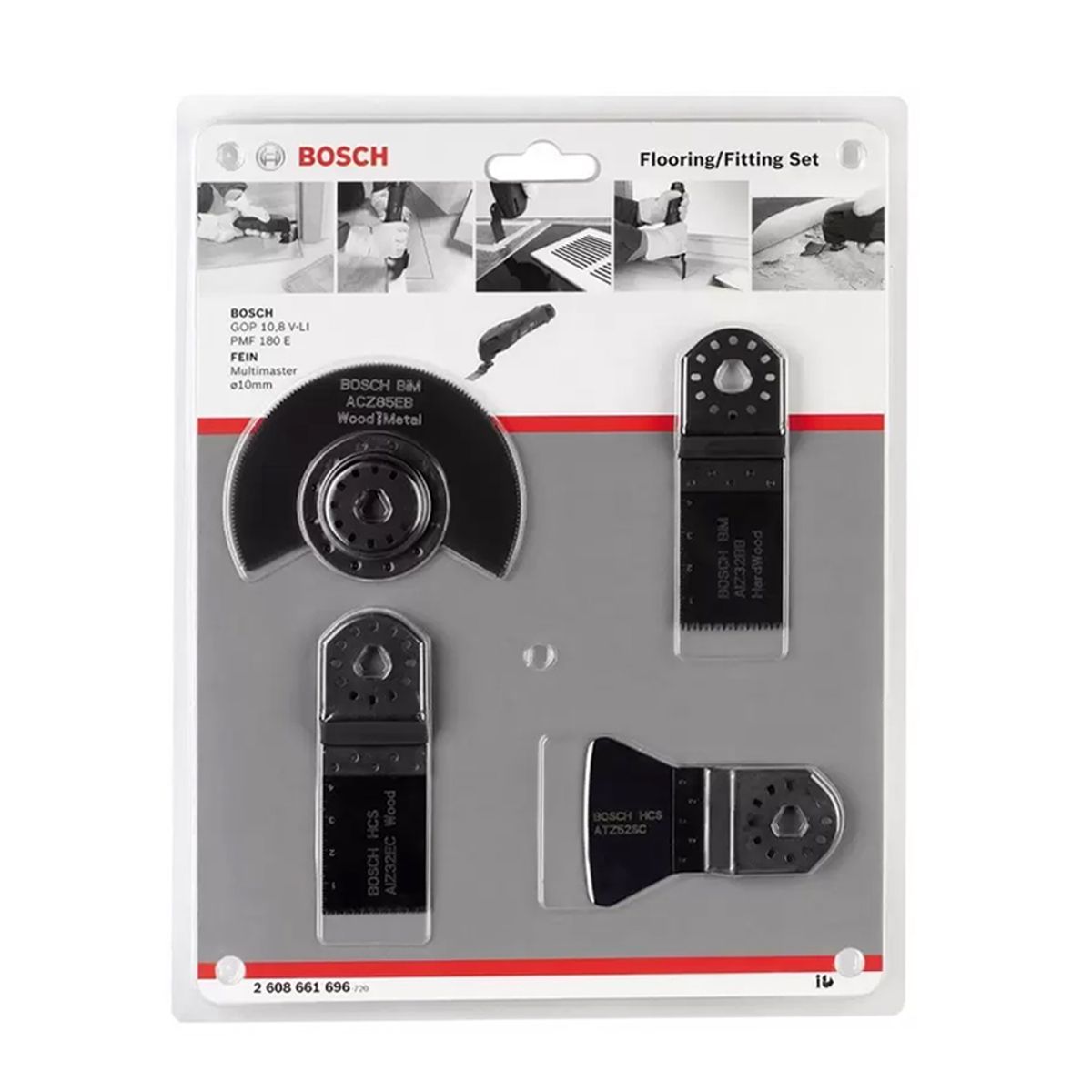 BOSCH - Set de 4 Pzs Para Acondicionar Pisos Bosch Lijado Pulido