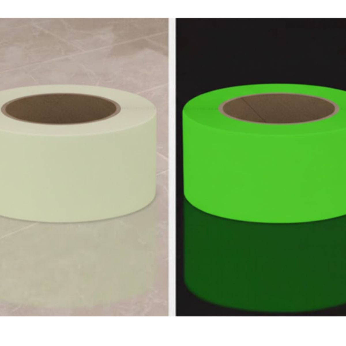 GENERICO - CINTA INDUSTRIAL FOTOLUMINISCENTE GRADO DE INGENIERIA DE 2" O 5CM DE ANCHO X 18 MTS DE LARGO.