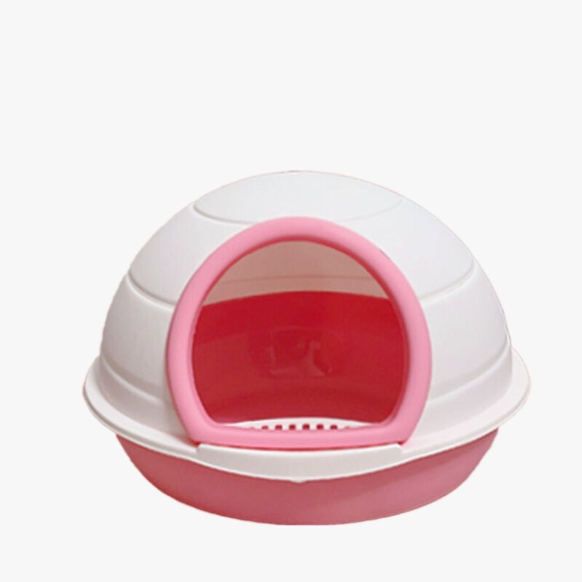 PET MOOD - Pet Mood Arenero Mediano Para Mascotas tipo Iglú Color Rosado