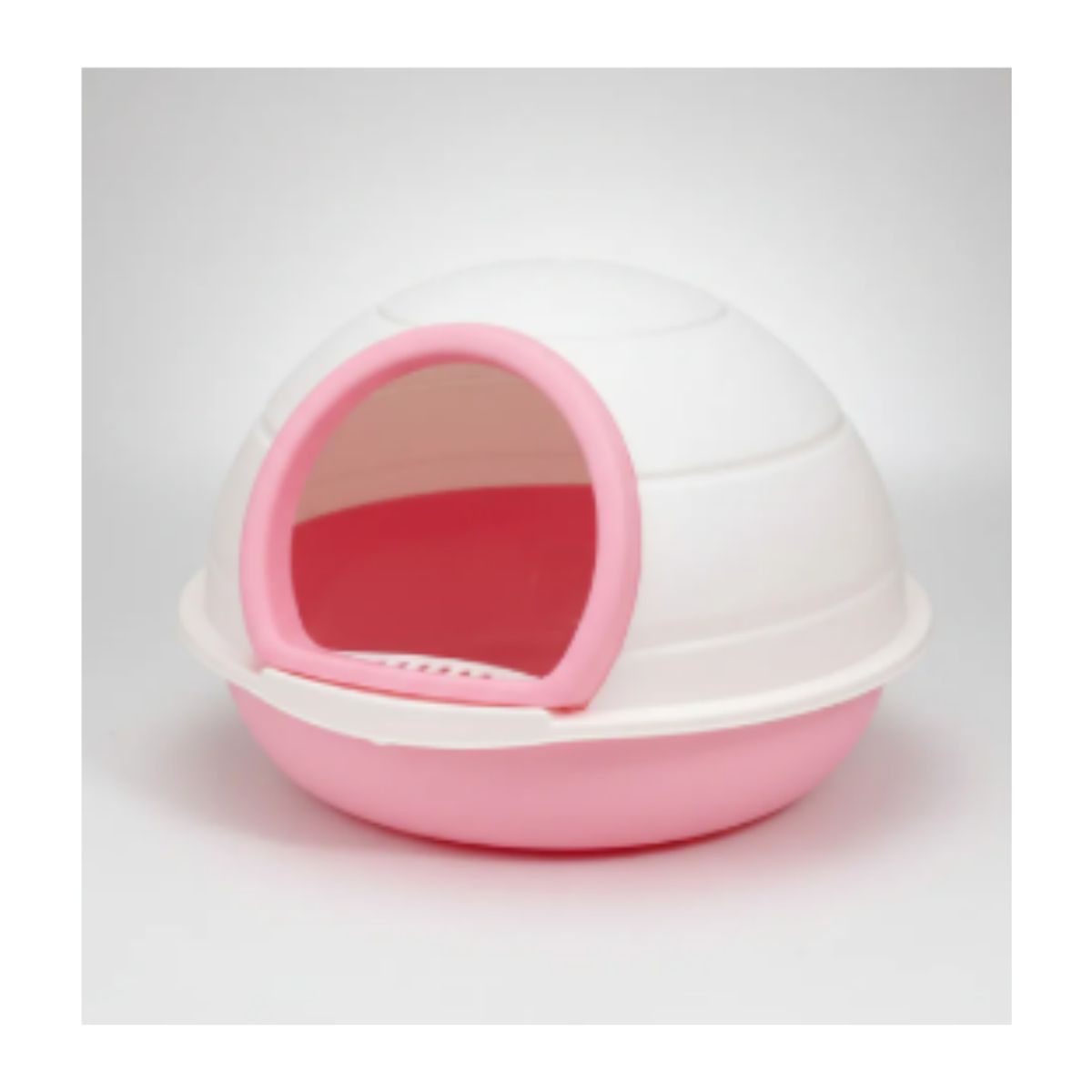 PET MOOD - Pet Mood Arenero Mediano Para Mascotas tipo Iglú Color Rosado