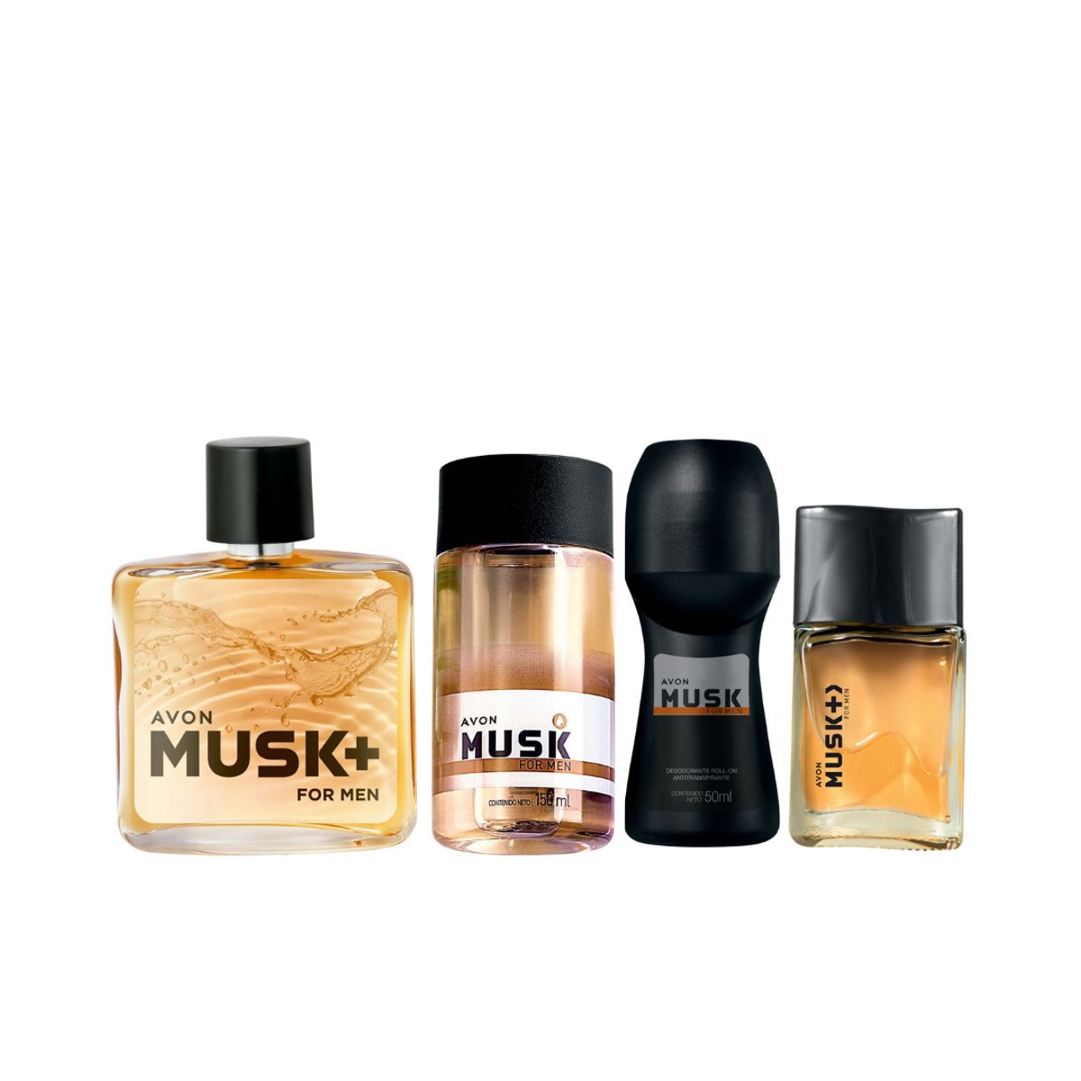 AVON - Kit x4 de Perfumes Musk para él