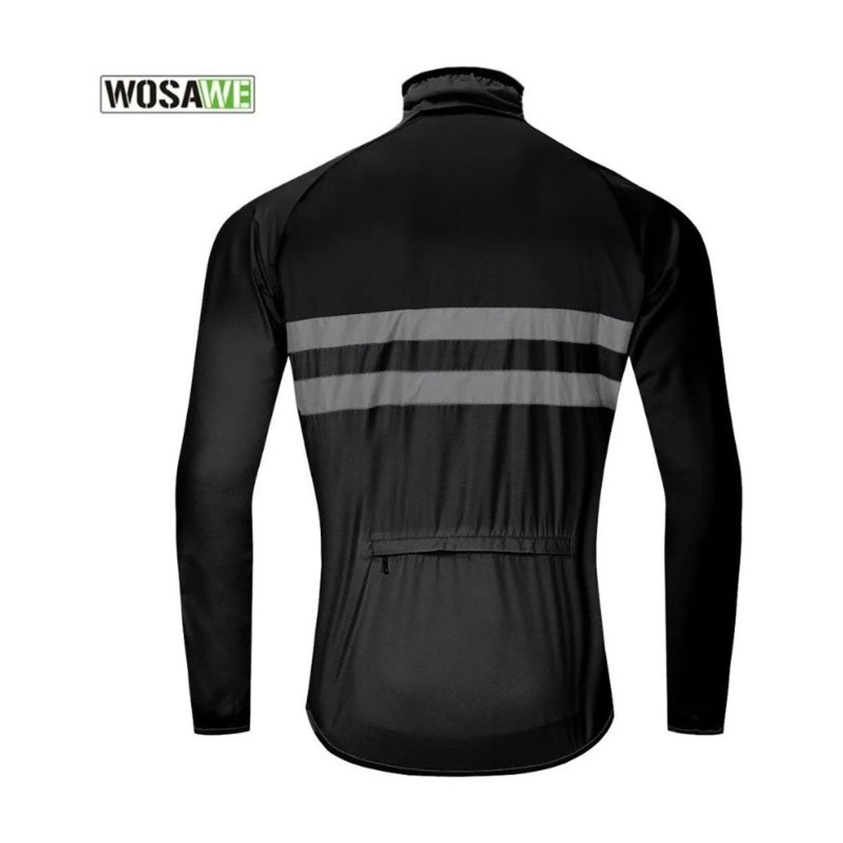 WOSAWE - Casaca Cortaviento Reflectiva Wosawe Ciclismo