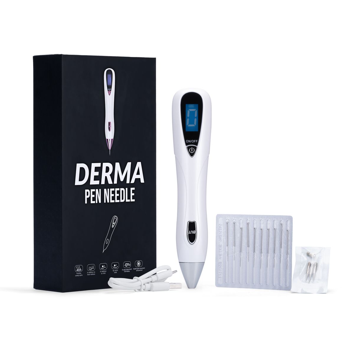 GENERICO - Cauterizador Plasma Portátil Inalámbrico de 9 Niveles