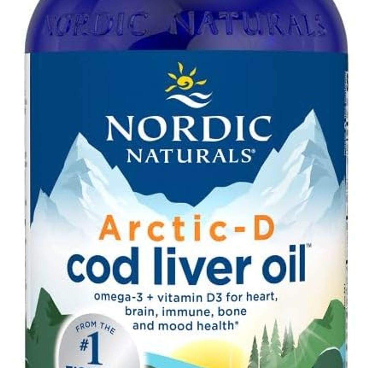 GENERICO - Arctic-D Aceite de hígado de bacalao limón, 8 onzas Nordic Naturals