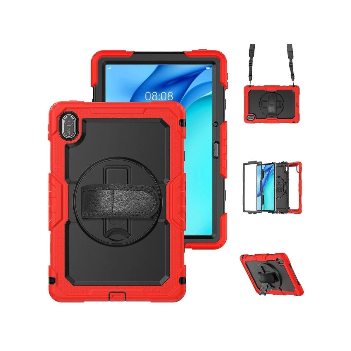 GENERICO - FUNDA ARMOR PARA TABLET HUAWEI MATEPAD SE 11 ROJO