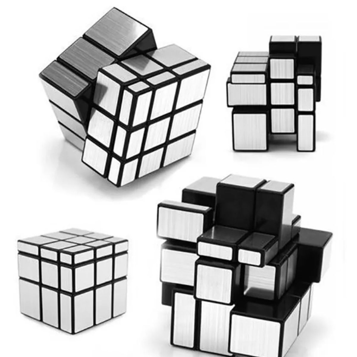 GENERICO - Cubo Mirror espejo 3x3x3 de alta velocidad