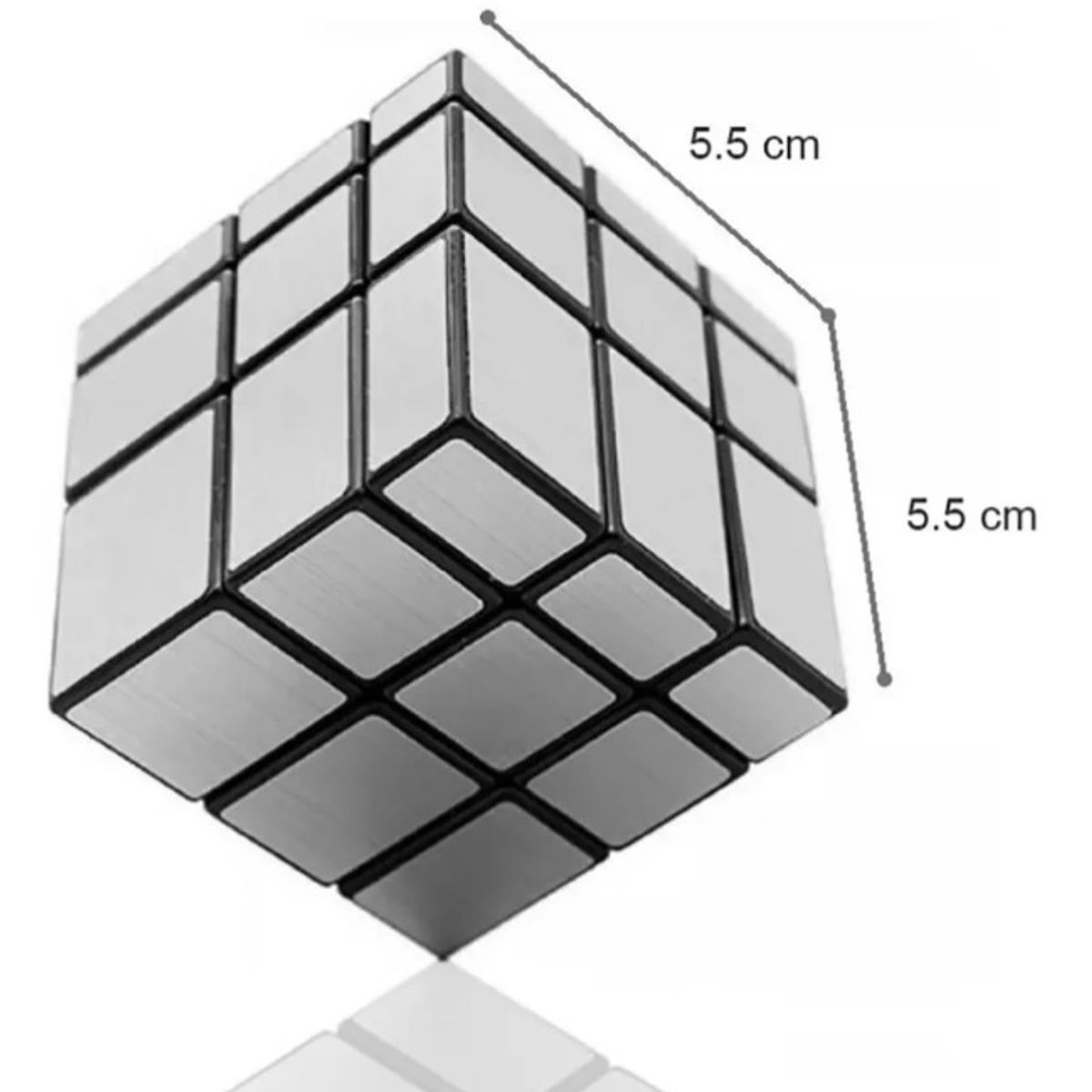 GENERICO - Cubo Mirror espejo 3x3x3 de alta velocidad