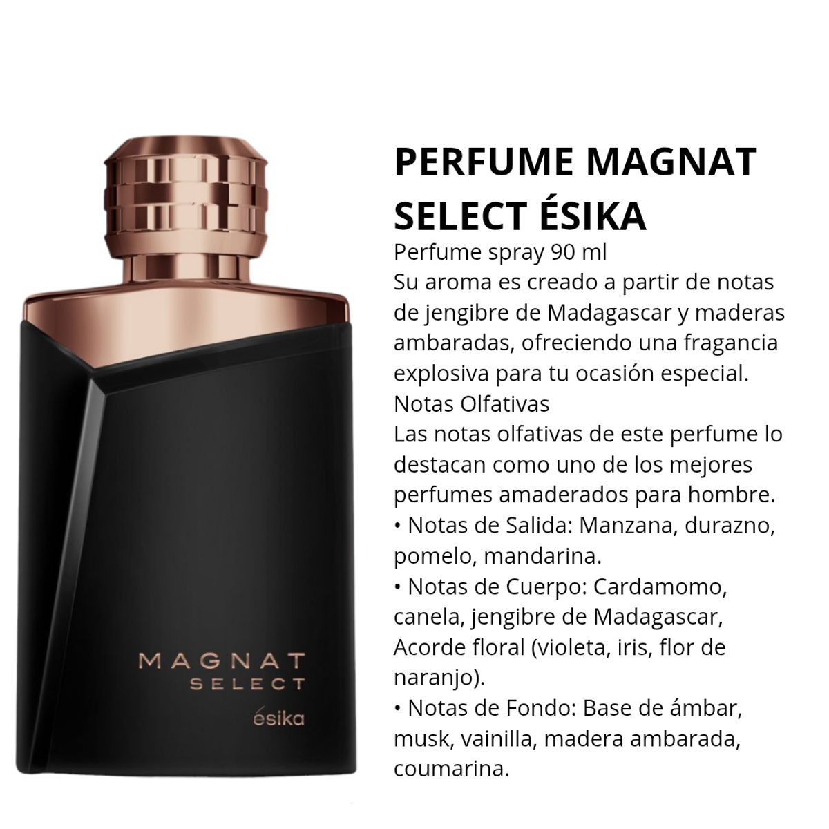 ESIKA - Perfume Magnat Exclusive +  Magnat Select ésika