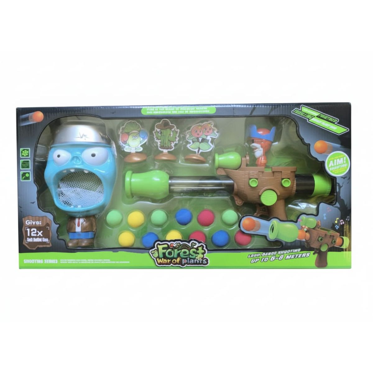 GENERICO - JUEGO DE PLANTAS VS ZOMBIES LANZA PELOTAS