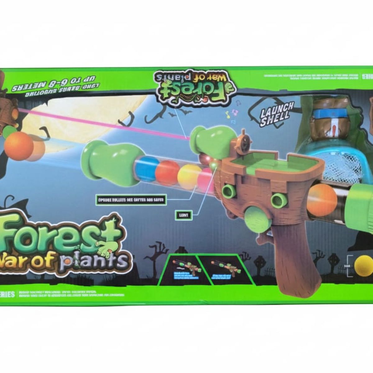 GENERICO - JUEGO DE PLANTAS VS ZOMBIES LANZA PELOTAS