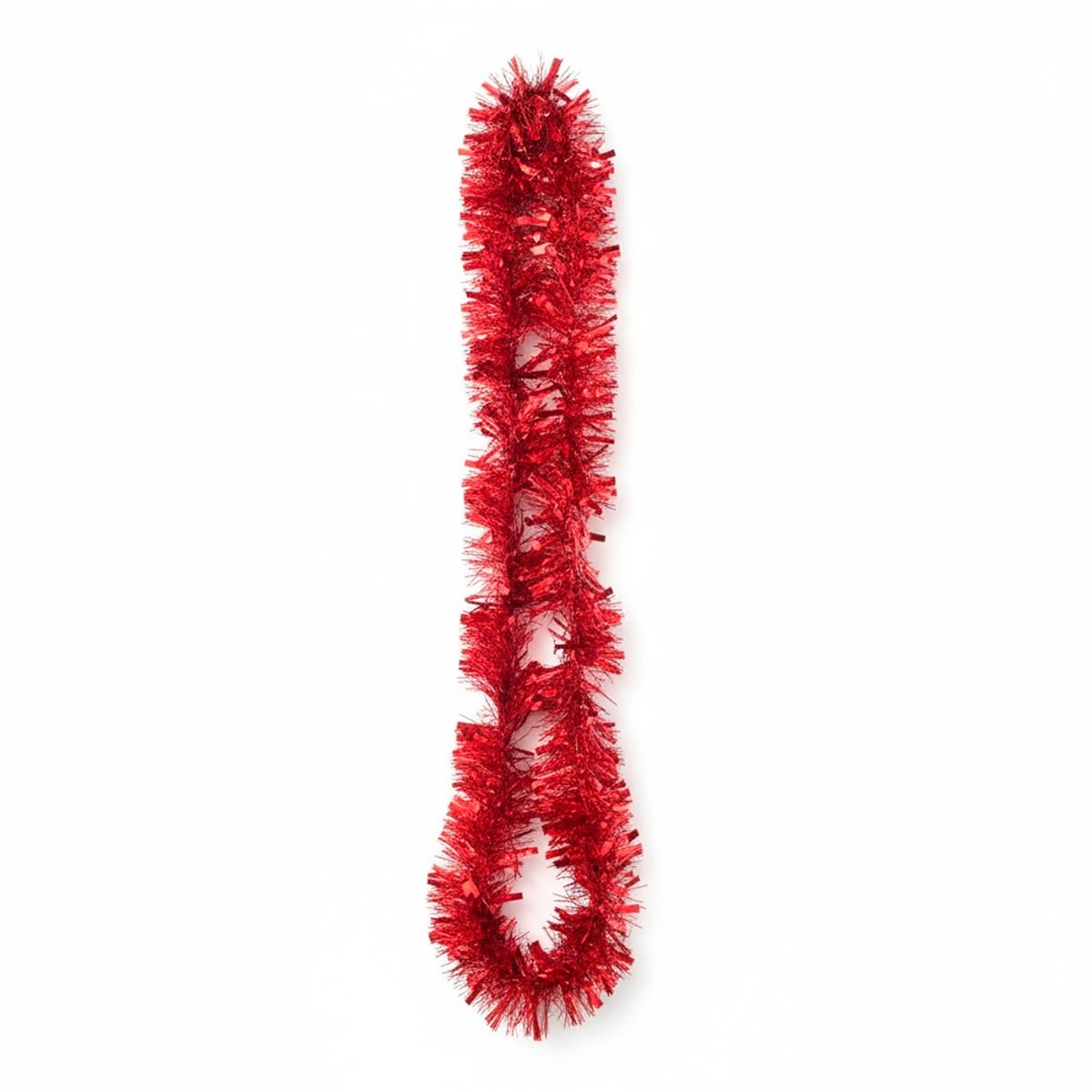 PANORAMA HOGAR - SETX6 GUIRNALDAS DE OROPEL ROJO