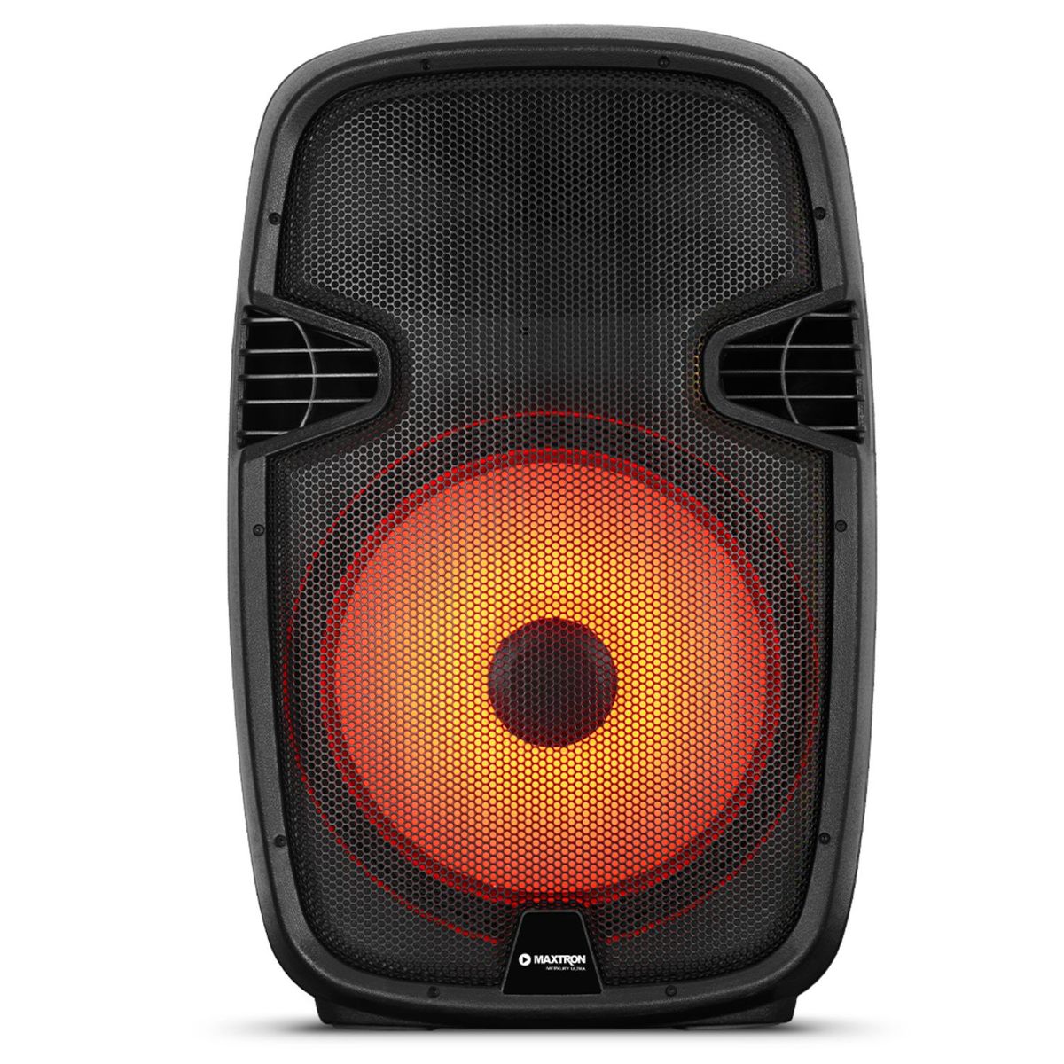 MAXTRON - Parlante Portátil Maxtron MX1550V Full Fiesta 15" 2 micrófonos inalámbricos + Soporte