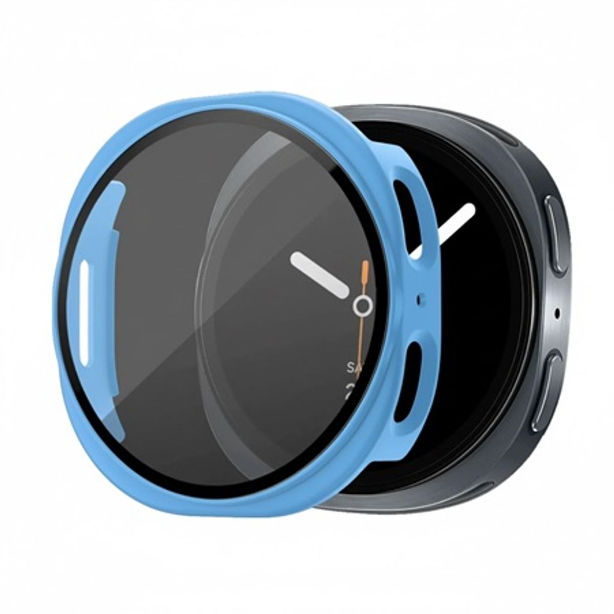GENERICO - Bumper Protector para Samsung Watch 8 40mm Azul
