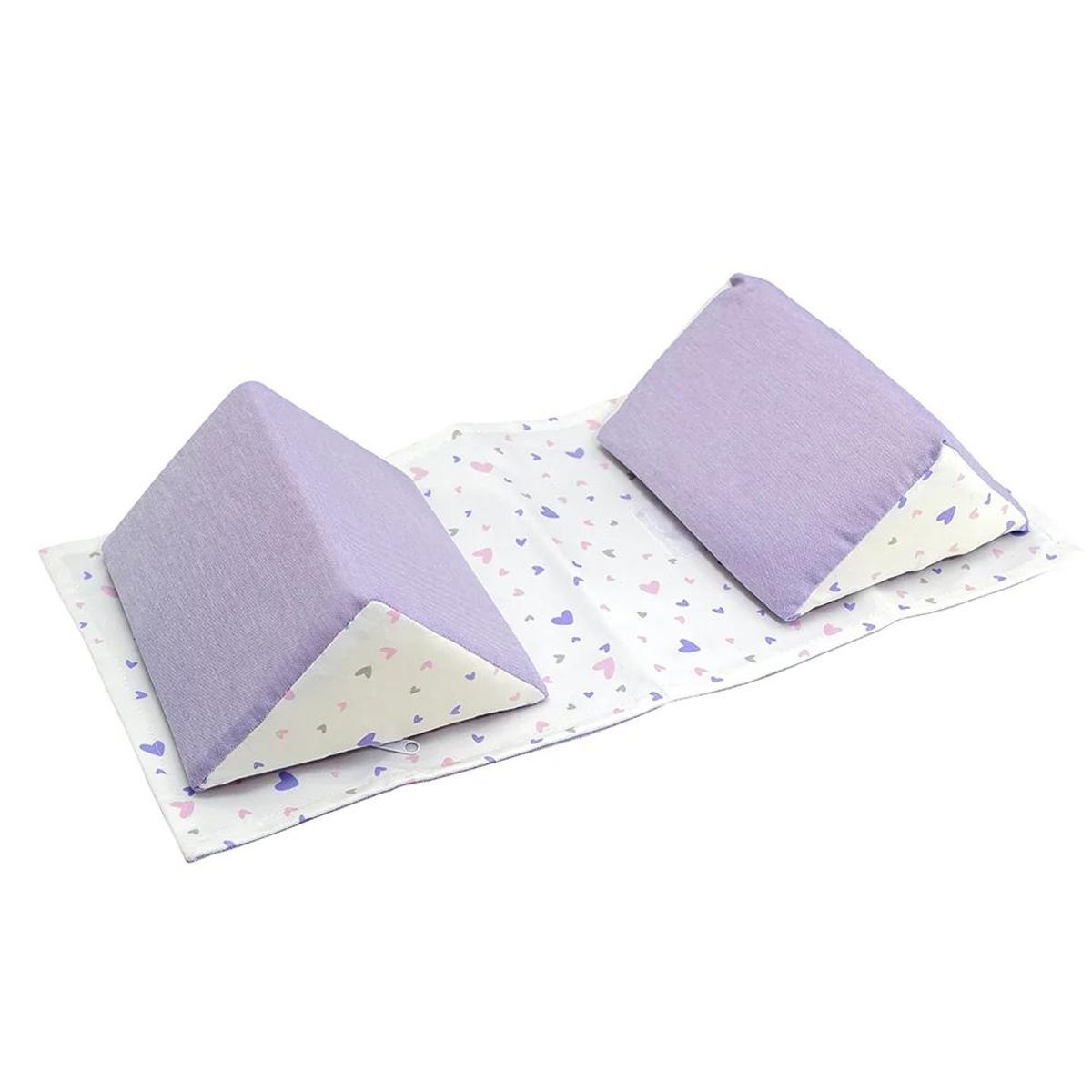 INFANTI - Posicionador De Recien Nacido Hearts Lila Infanti