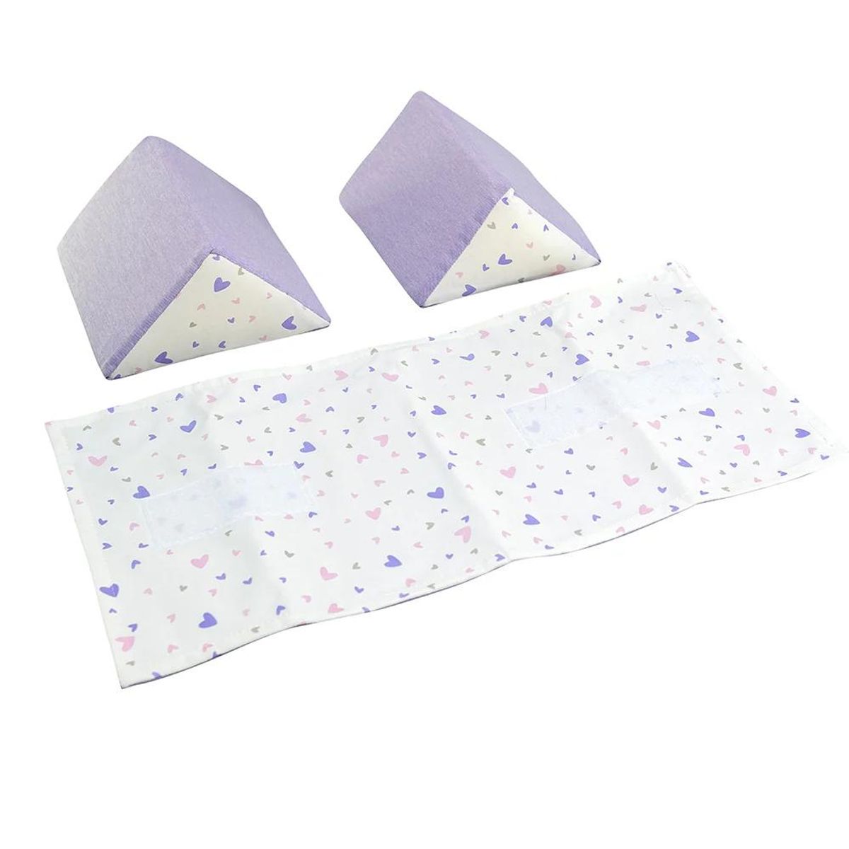 INFANTI - Posicionador De Recien Nacido Hearts Lila Infanti