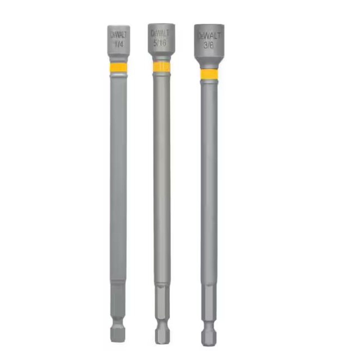DEWALT - Set de Extensiones Imantados DEWALT 6 pulgadas Importados de EEUU para tuercas Hexagonales