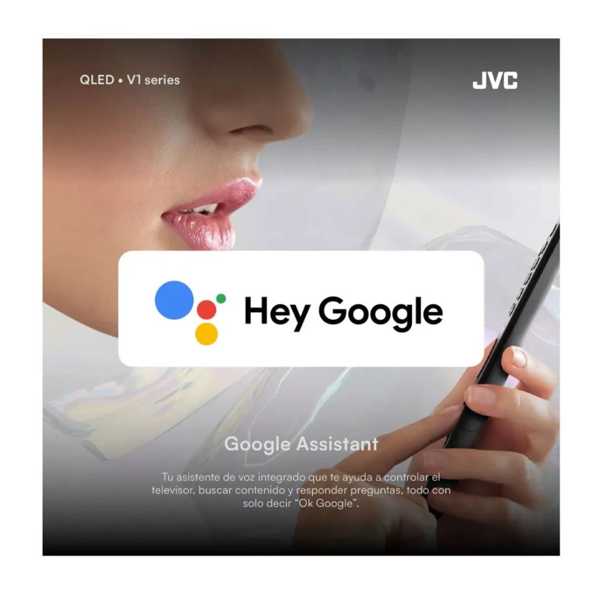 GENERICO - TELEVISOR JVC QLED 43 4K UHD SMART GOOGLE TV LT-43KB758+ANTENA DIGITAL