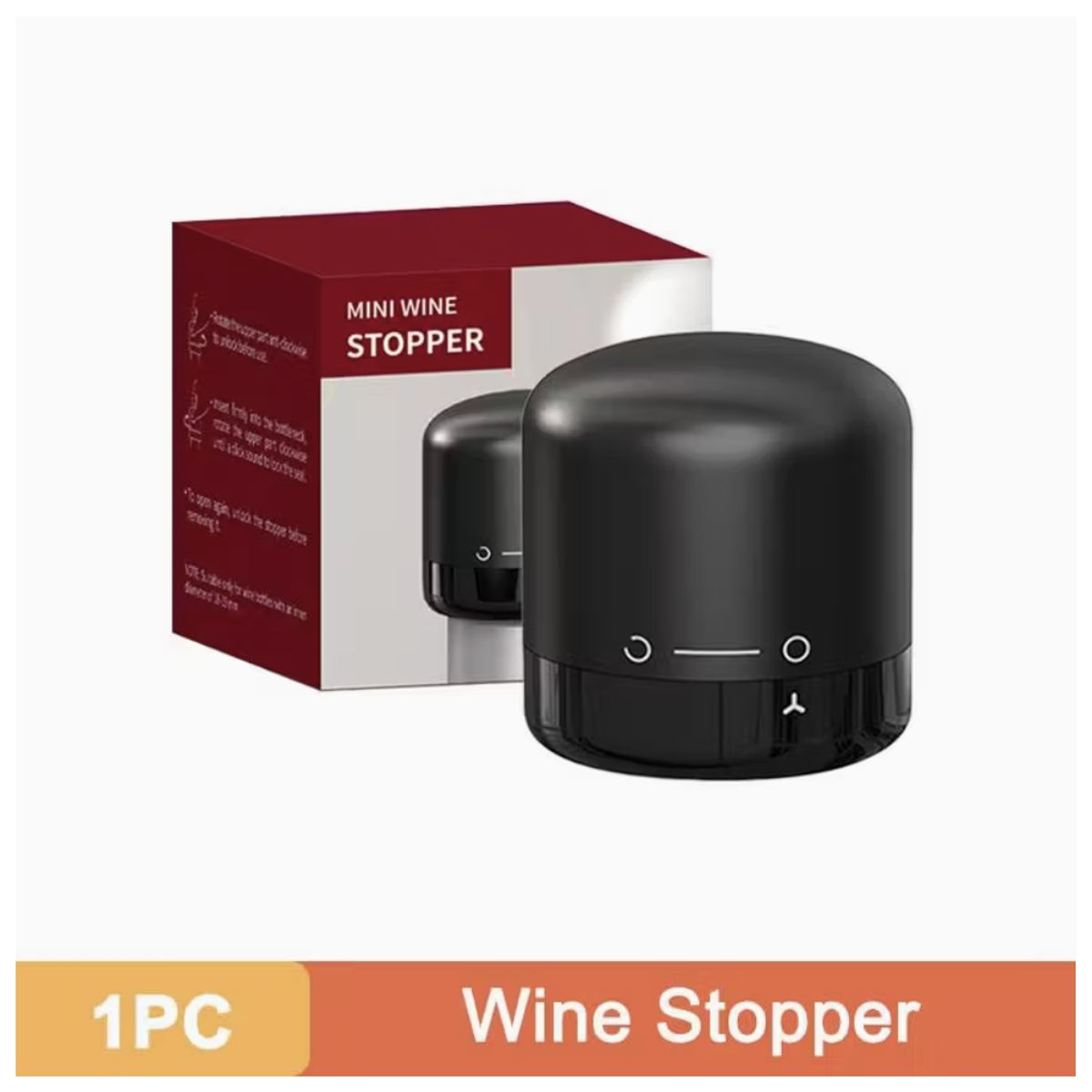 GENERICO - TAPON PARA BOTELLA DE VINO AL VACIO