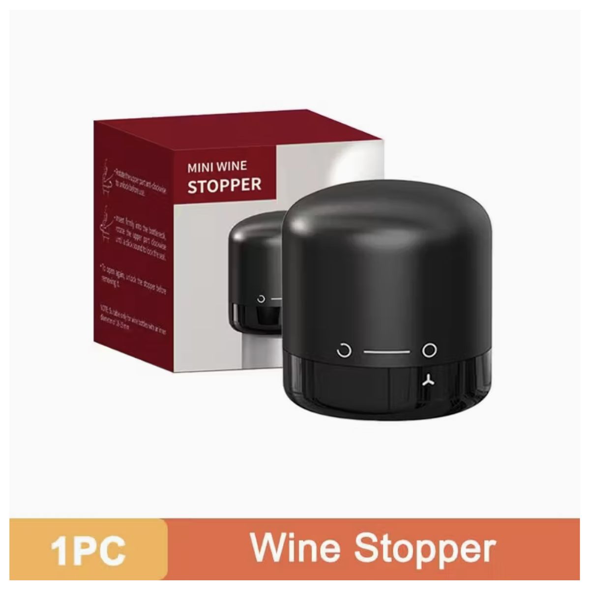 GENERICO - TAPON PARA BOTELLA DE VINO AL VACIO