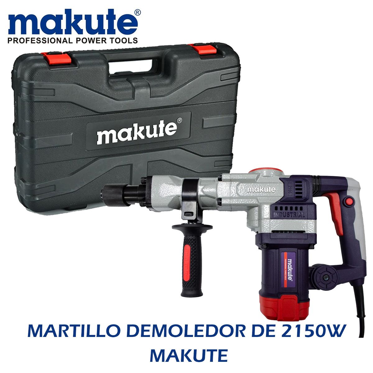 MAKUTE - MARTILLO DEMOLEDOR DE 2150W
