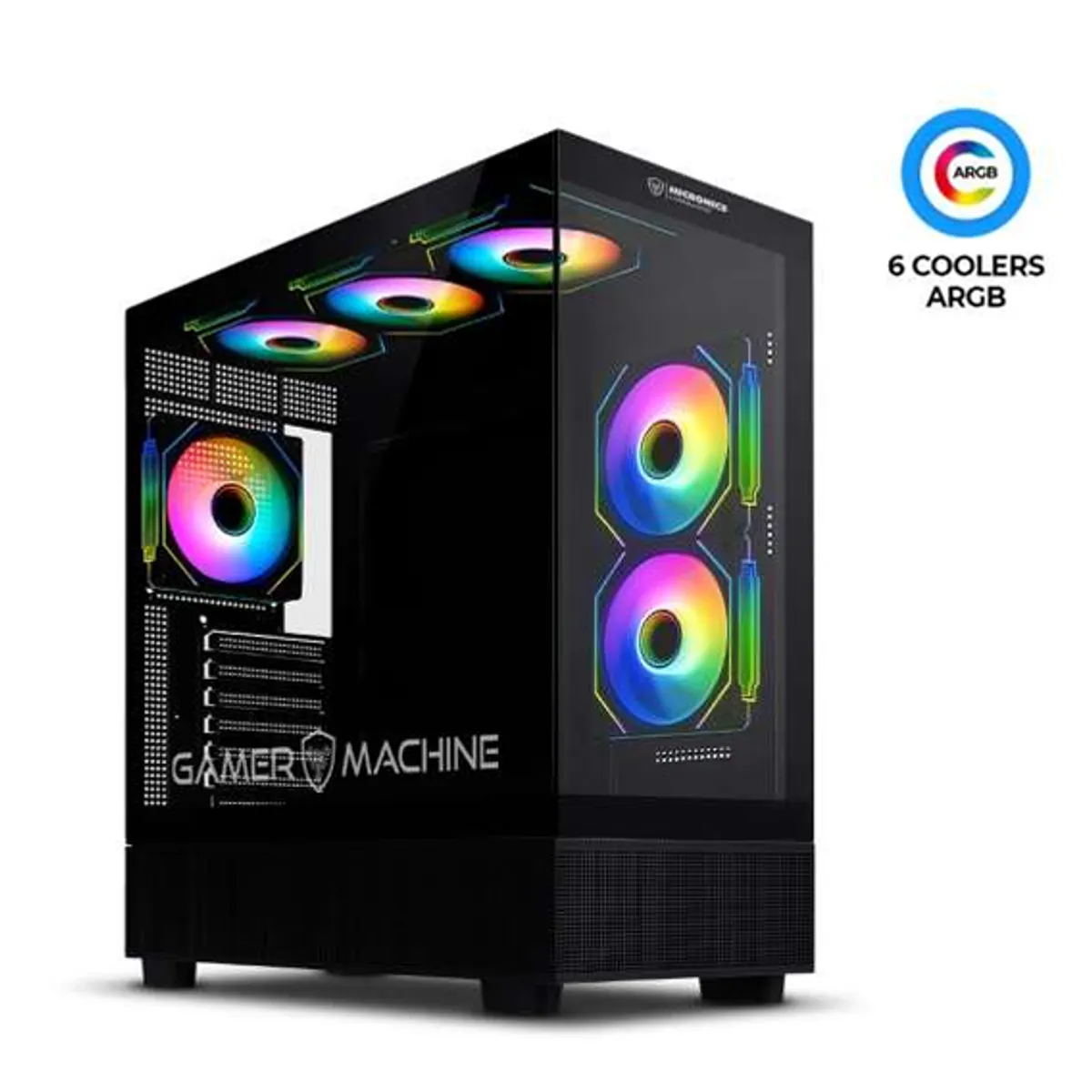 MICRONICS - Case Gamer CORSARIO MIC FC1006 6fan ARGB MICRONICS
