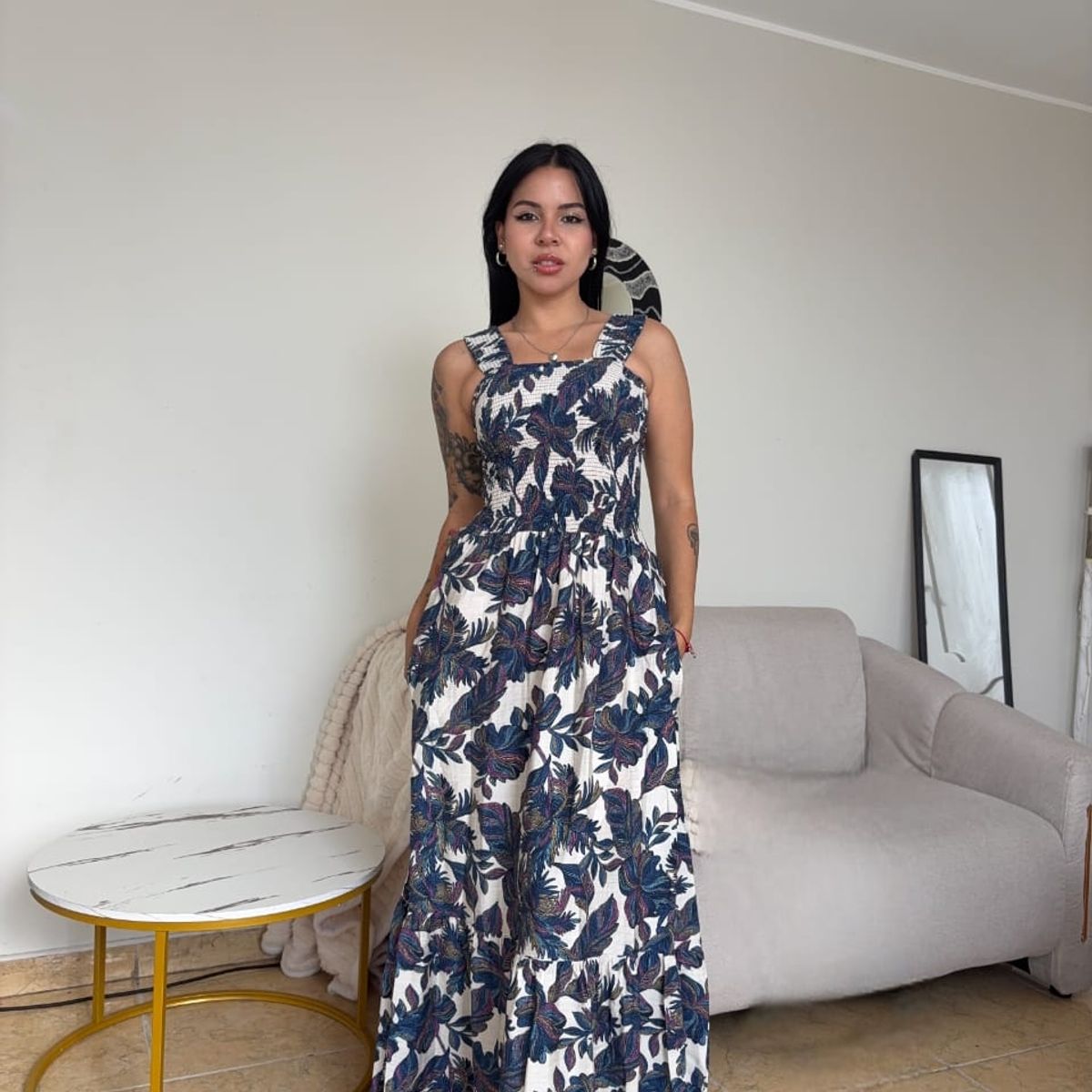 GENERICO - VESTIDO LARGO DE MUJER DE VERANO