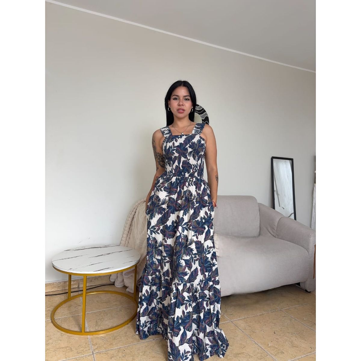 GENERICO - VESTIDO LARGO DE MUJER DE VERANO