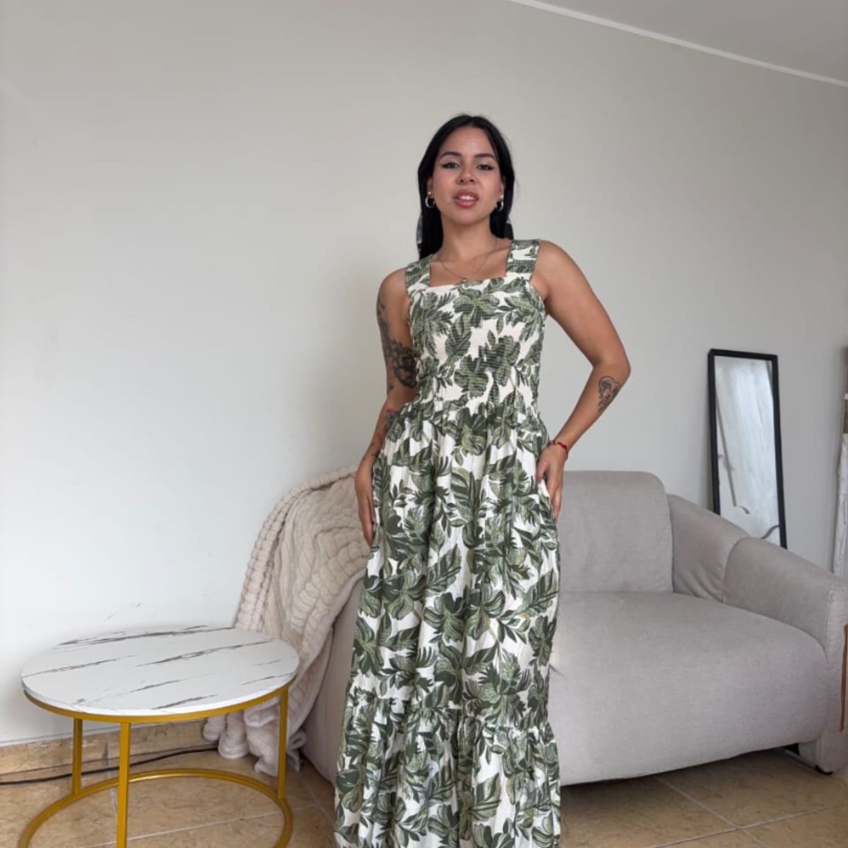 GENERICO - VESTIDO FLOREADO DE VERANO PARA MUJER