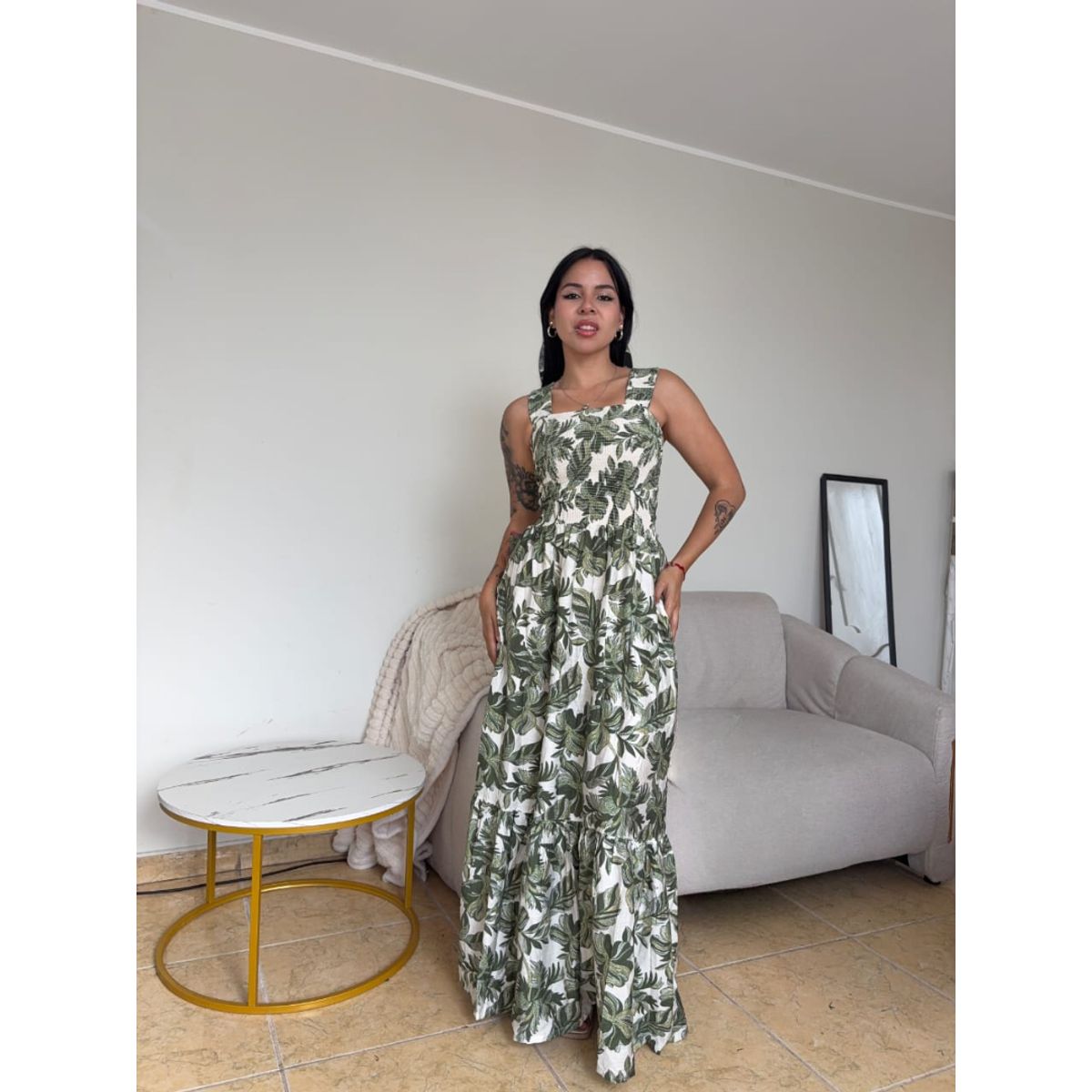 GENERICO - VESTIDO FLOREADO DE VERANO PARA MUJER