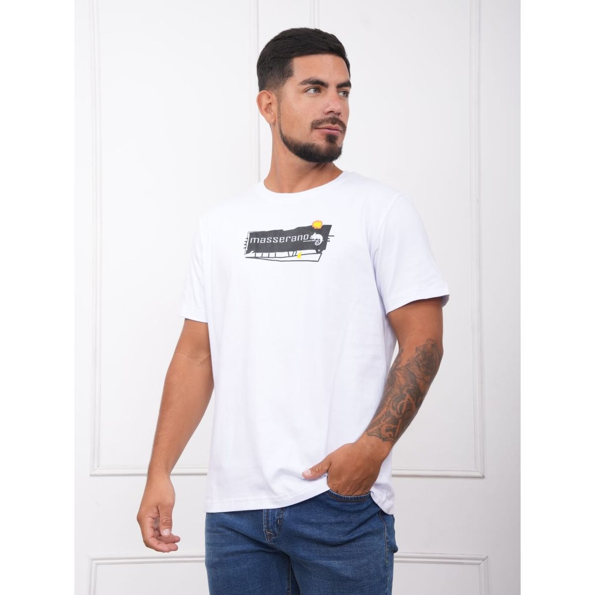 MASSERANO - POLOS JERSEY SUMMER CUELLO REDONDO  MASSERANO