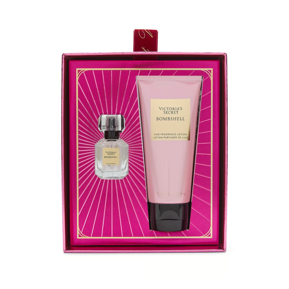 VICTORIA'S SECRET - Set BOMBSHELL de Locion Corporal de 100ml + Mini Perfume eau de parfum de 7ml