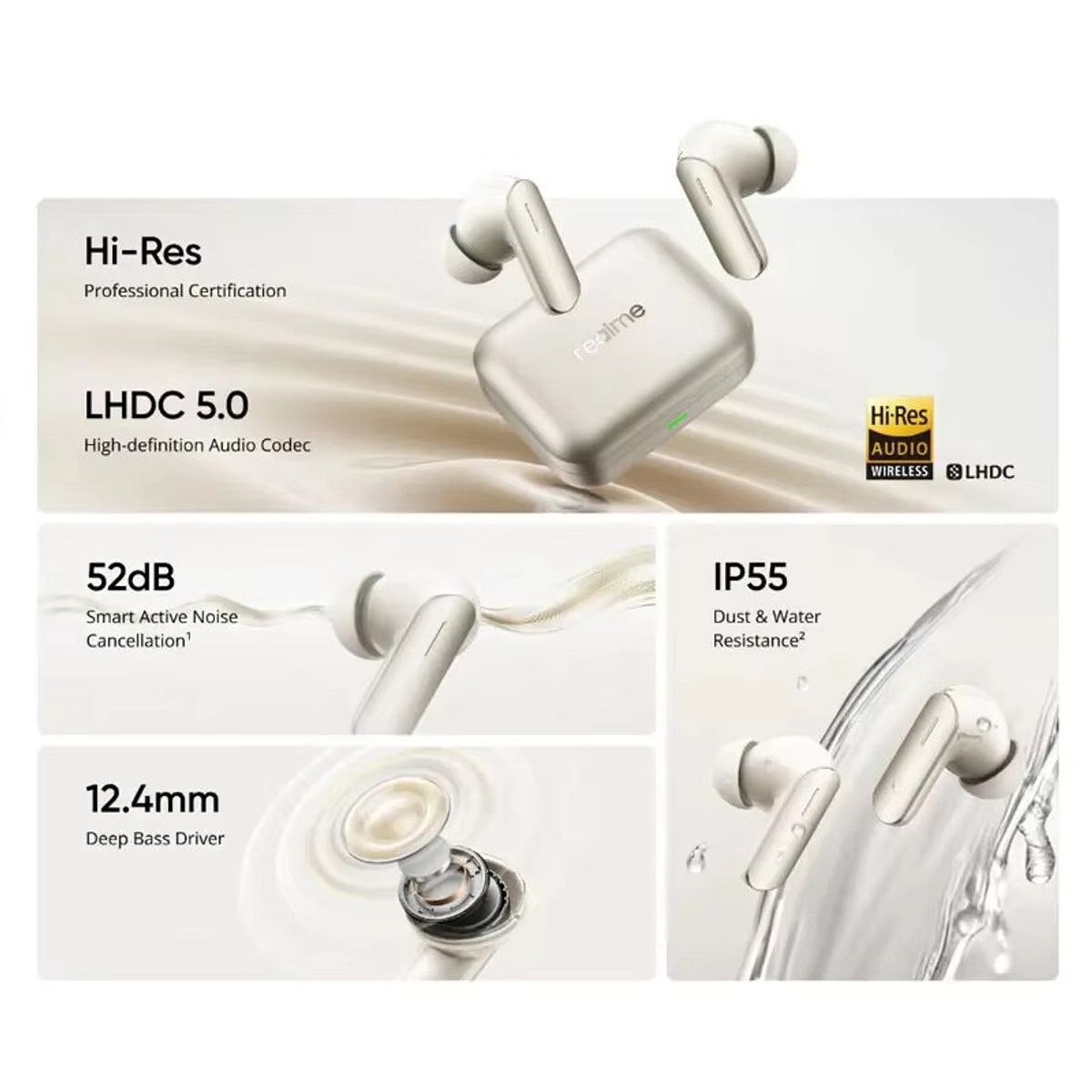 REALME - Audífonos Inalámbricos Bluetooth realme buds air 7 - Púrpura