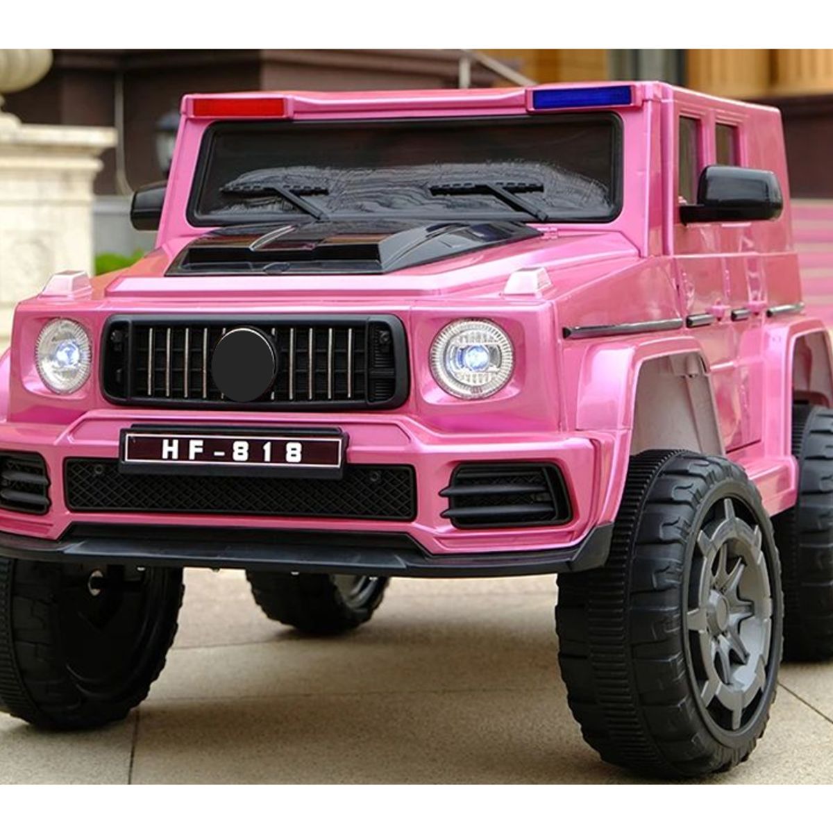 GENERICO - Carro a Batería Camioneta Modelo Mercedes para Niños con Control Bluetooth Rosado