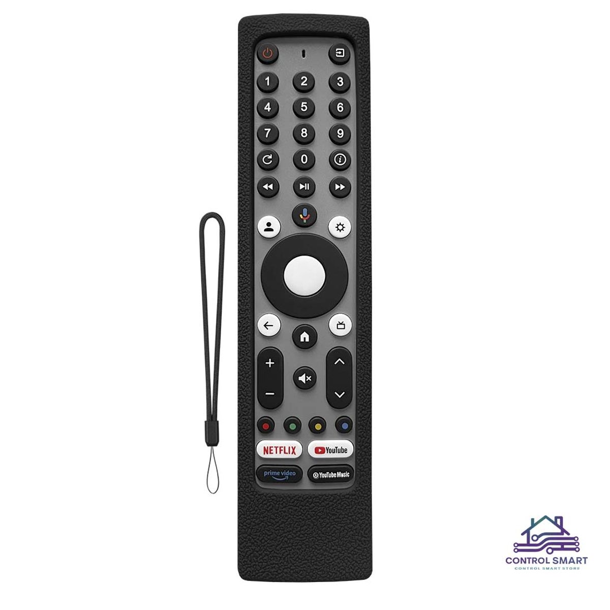 GENERICO - Control Remoto Compatible C3295 sin Mando de Voz para TV JVC Smart con Funda Protectora Incluida
