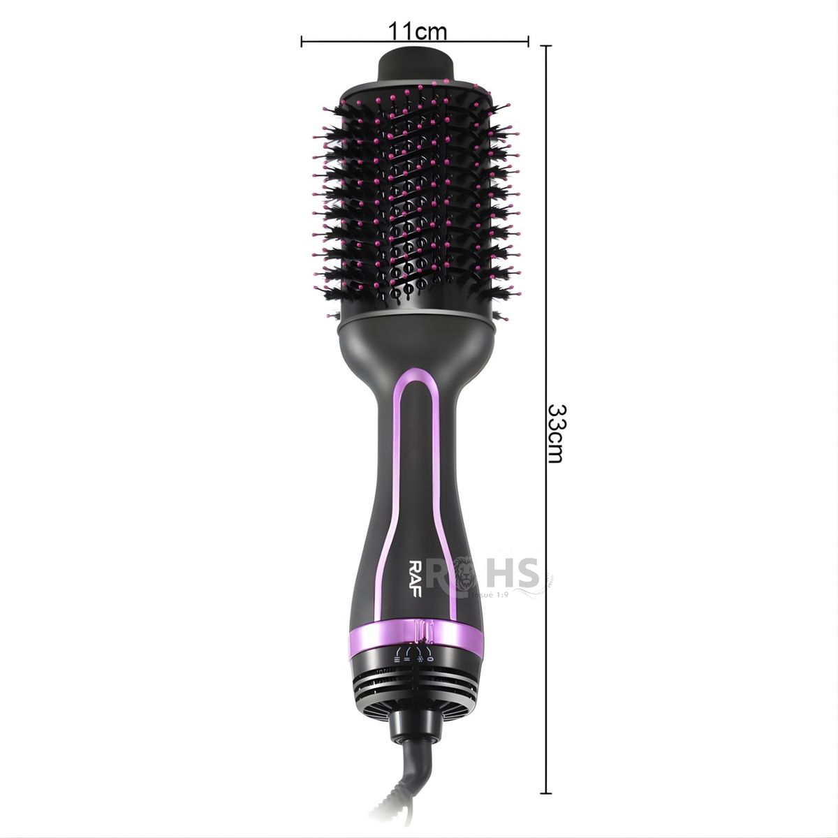 ROHS - CEPILLO ALISADOR Y SECADORA DE PELO  RAF