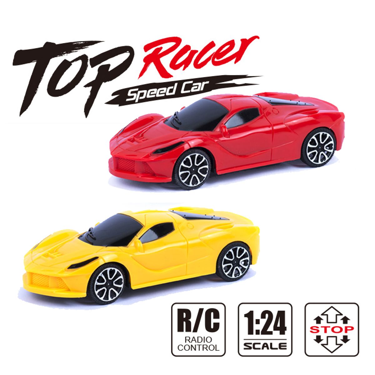 GENERICO - Carro a control remoto Deportivo Rojo