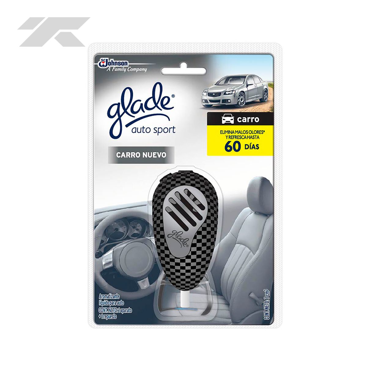 GLADE - Ambientador Glade Auto Sport 7ml New Car