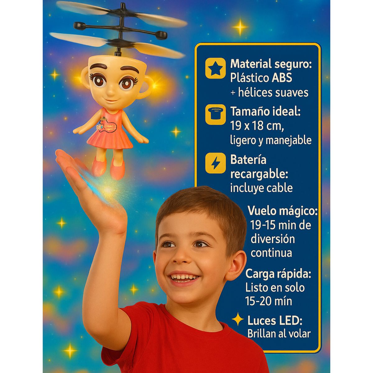 OEM - DRONE VOLADOR BRR BRR PATAPIM BRAINROT CON SENSOR