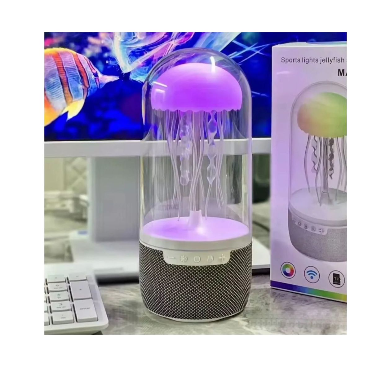 OEM - MEDUSA PARLANTE CON LUCES ALTAVOZ BLUETOOTH