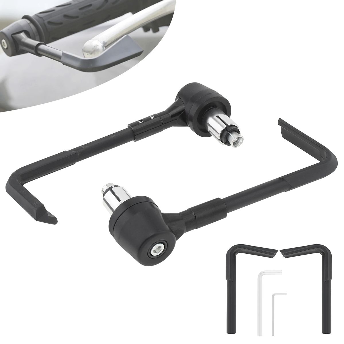 GENERICO - Protector De Manos Para Manillar De Moto Alta Resistencia Universal 2pcs