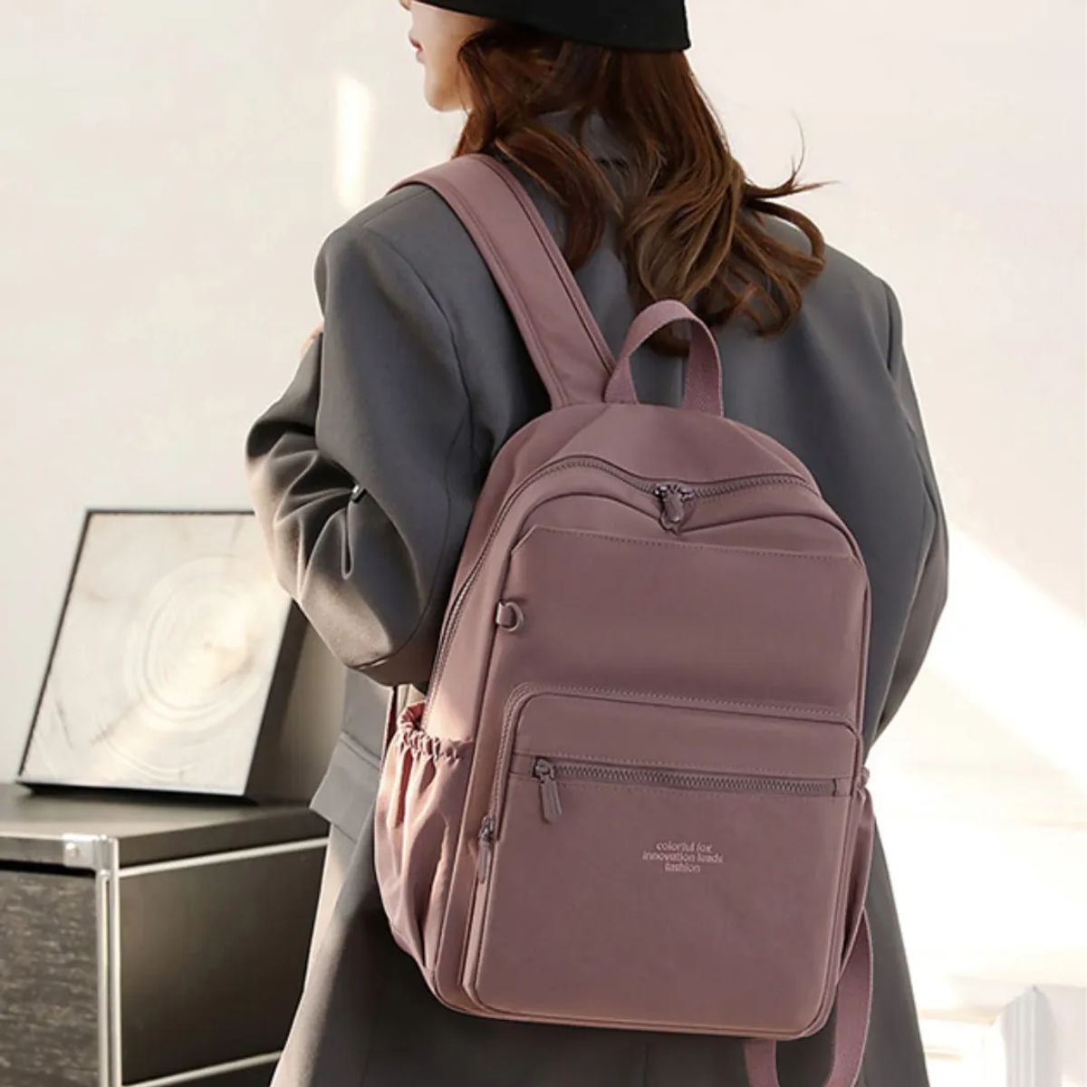 GENERICO - Mochila mediana colorful Ginny