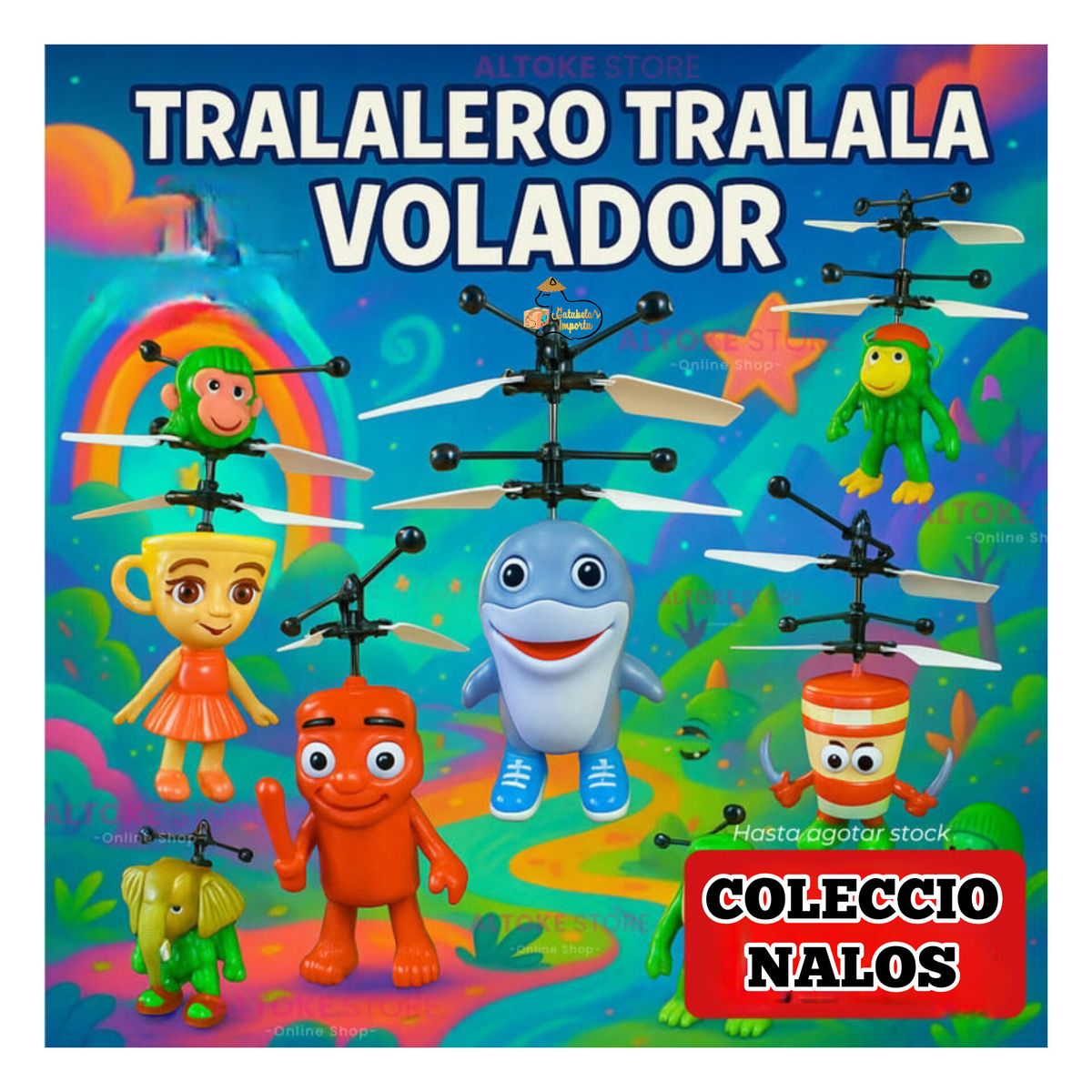 OEM - DRONE VOLADOR TUNG TUNG SAHUR BRAINROT CON SENSOR