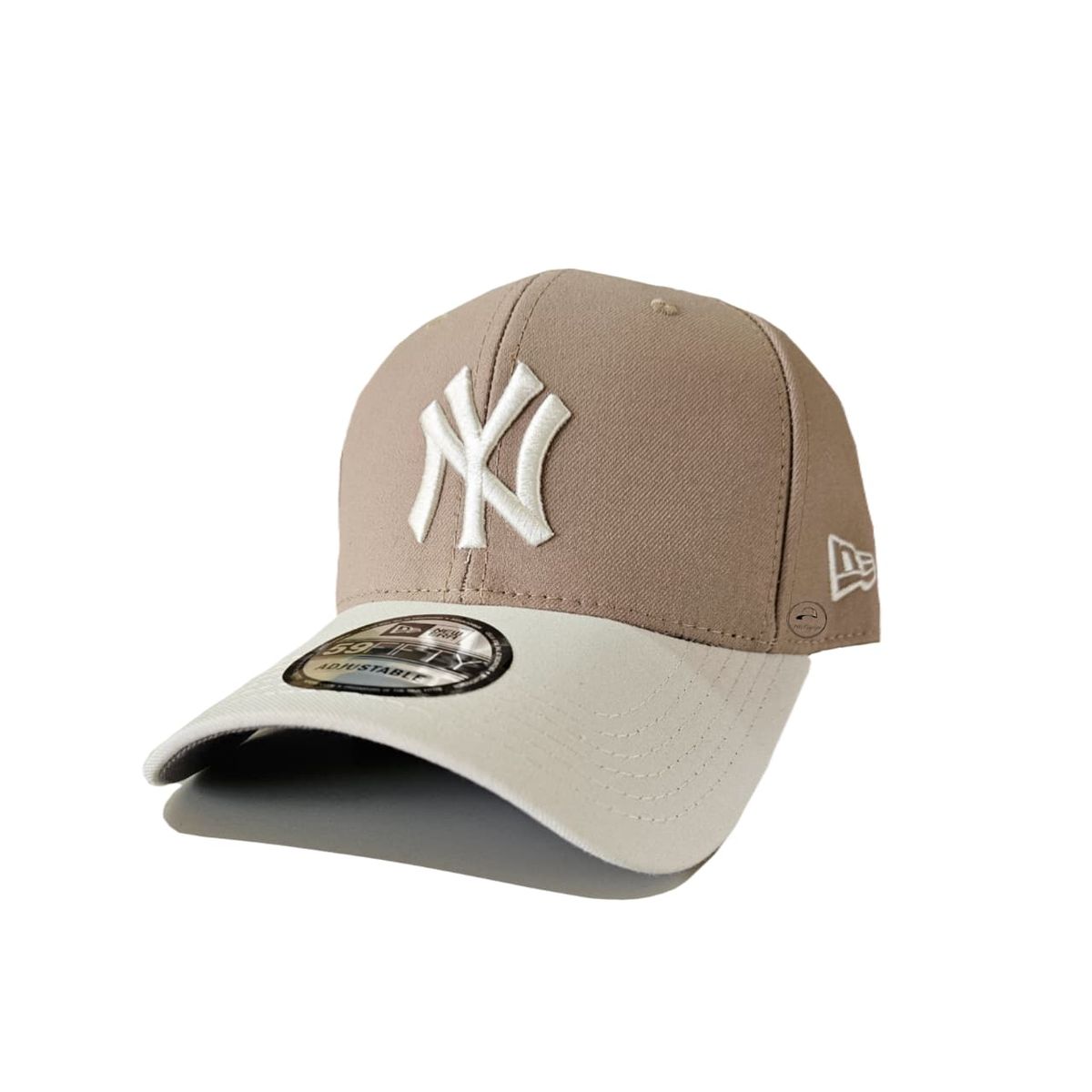 GENERICO - GORRO NY BEIGE CON CREMA CLARO NEW ERA NEW YORK