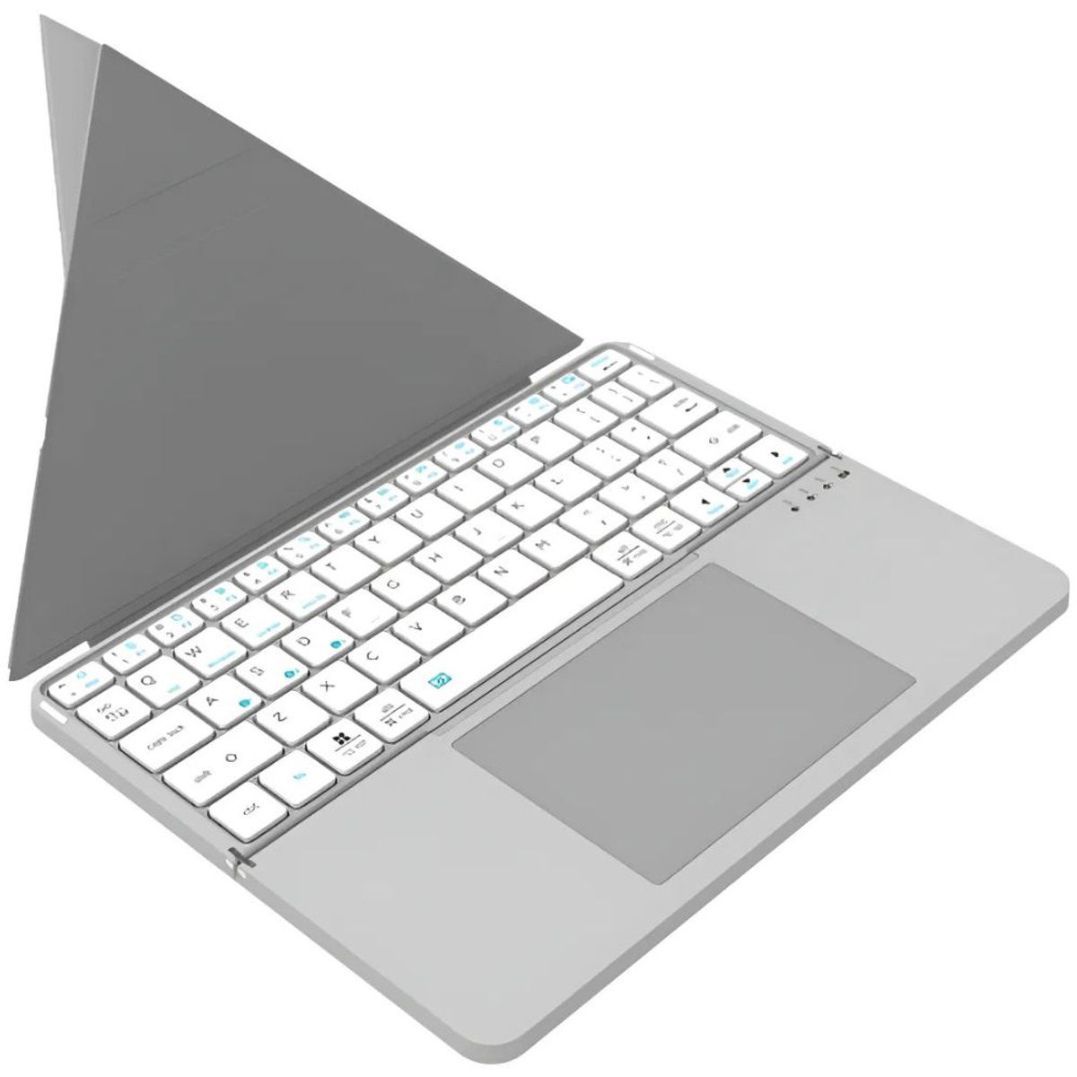 GENERICO - Teclado PLEGABLE BLUETOOTH con TOUCHPAD - SILVER