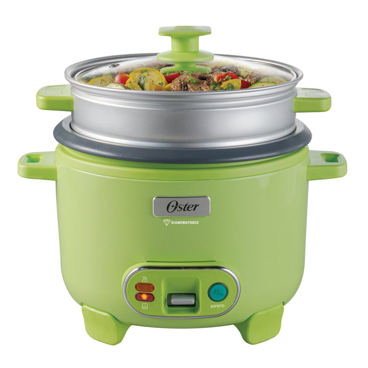 OSTER - Arrocera Oster CKSTRC10DFGRN Sofrito Vaporera DiamondForc 18L