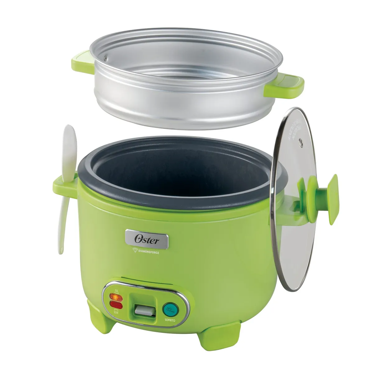 OSTER - Arrocera Oster CKSTRC10DFGRN Sofrito Vaporera DiamondForc 18L