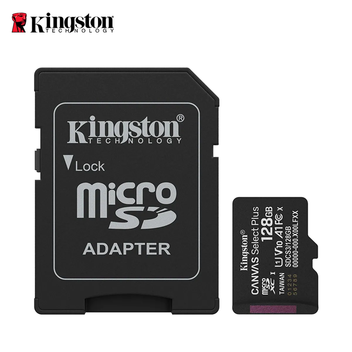 KINGSTON - Tarjeta de Memoria Kingston 128GB MicroSD Canvas Select Plus -150MB/seg - UHS-I Clase 10